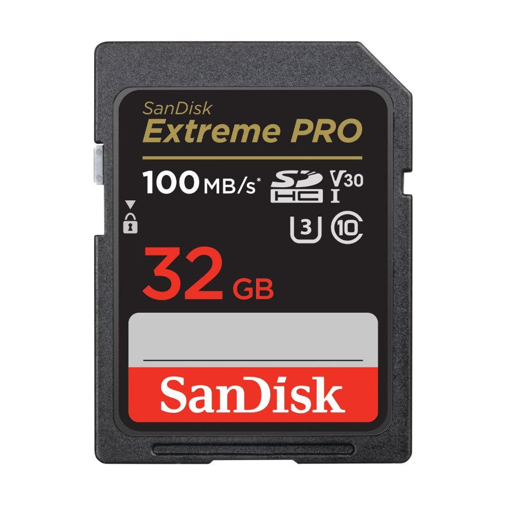 Sandisk 32Gb Extreme Pro Sdhc Uhs I Memory Card   C10, U3, V30, 4K Uhd, Sd Card   Sdsdxxo 032G Gn4In