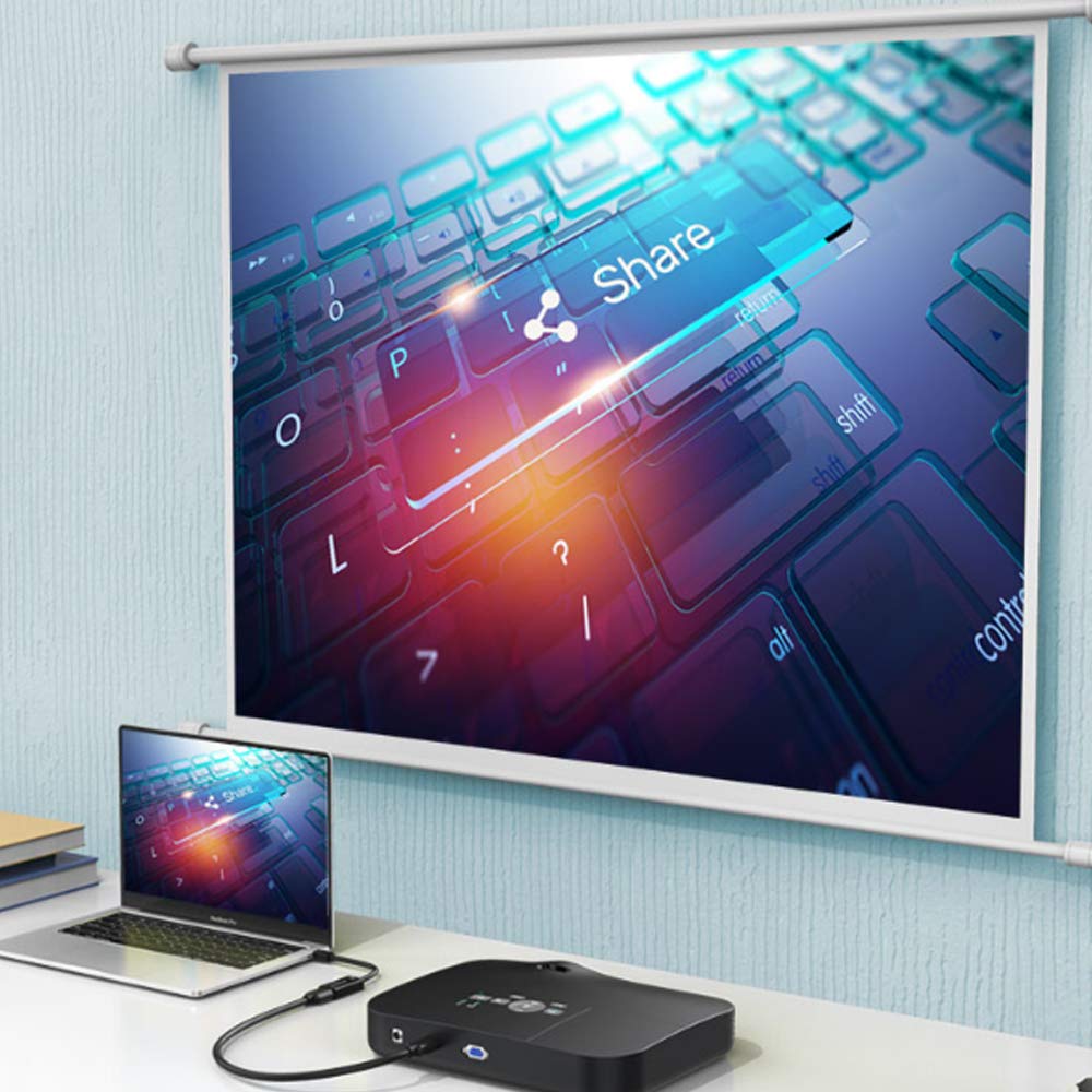 Anbear Mini Display Port To Hdmi 4K@30Hz, Gold Plated Mini Displayport(Thunderbolt Port) To Hdmi Converter Adapter 4Kx2K For Mac