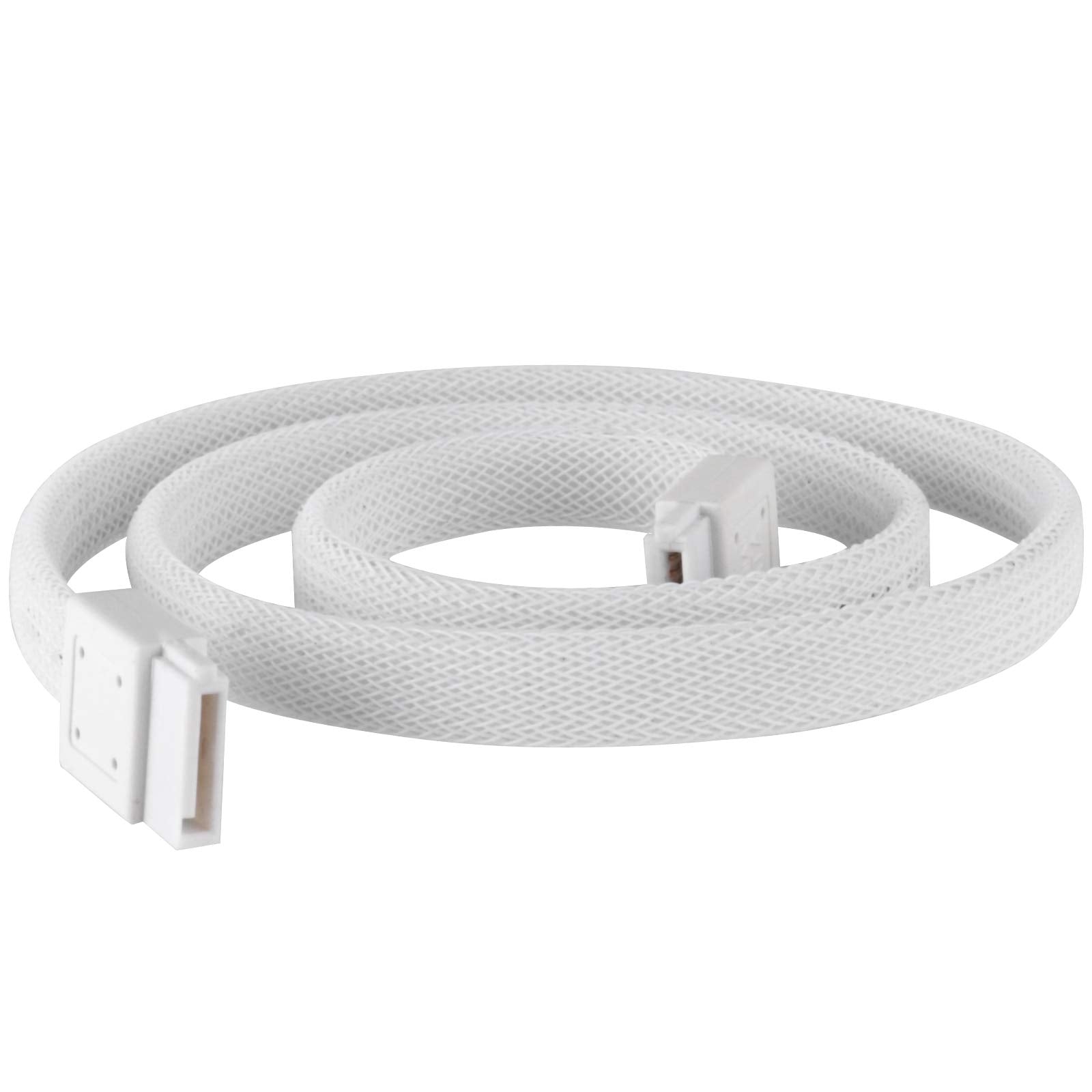 SilverStone Technology SATA III Cable CP07W-USA Locking Mechanism 6Gb/s White 500mm