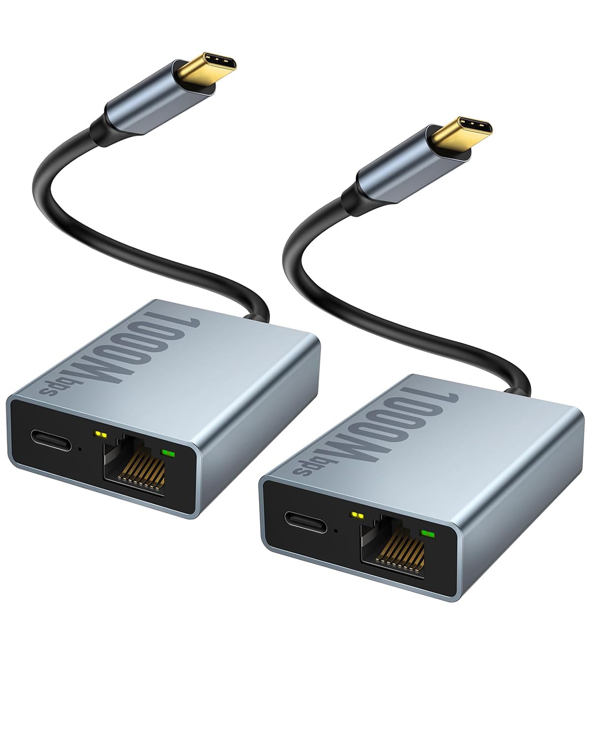 Zexmte 1000Mbps Ethernet Adapter For Chromecast With Google Tv, Usb C To Rj45 Gigabit Ethernet Adapter Compatible With Chromecas