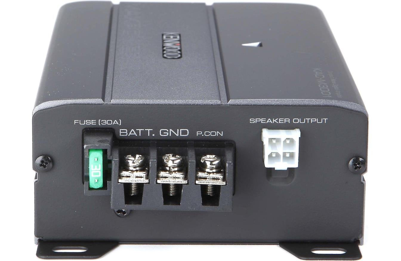 Kenwood Kac M3001 600W Class D Monoblock Compact Digital Car/Atv/Marine Certified Amplifier
