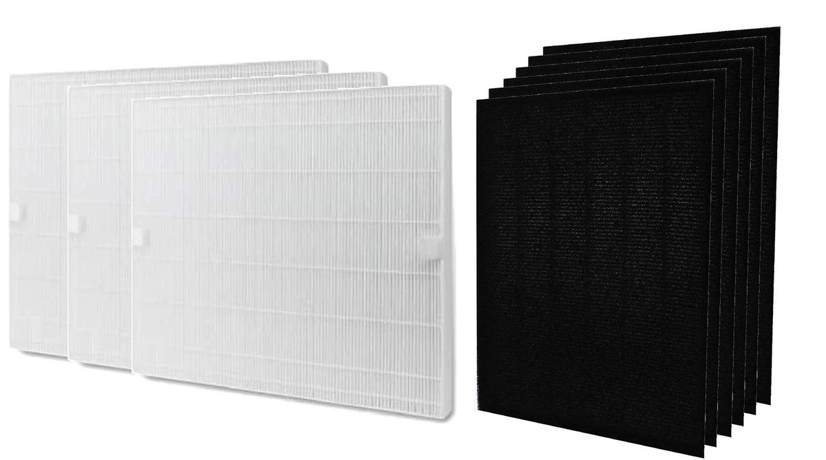 Nispira True Hepa Filter Replacement Set Compatible With Coway Airmega 200M Air Purifier Ap 1518, Mighty Air Ap 1512Hh, 3 Sets