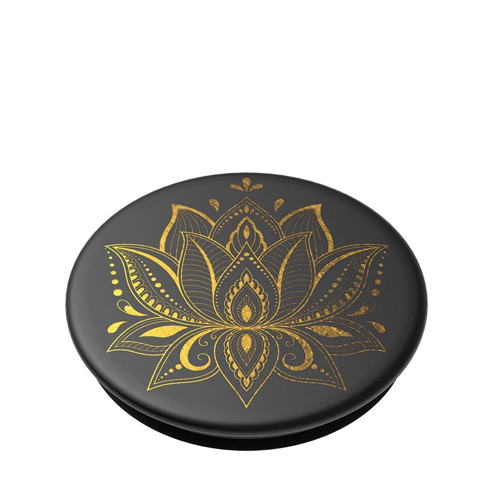 Popsockets Phone Grip With Expanding Kickstand, Mandala Popgrip   Golden Prana Black
