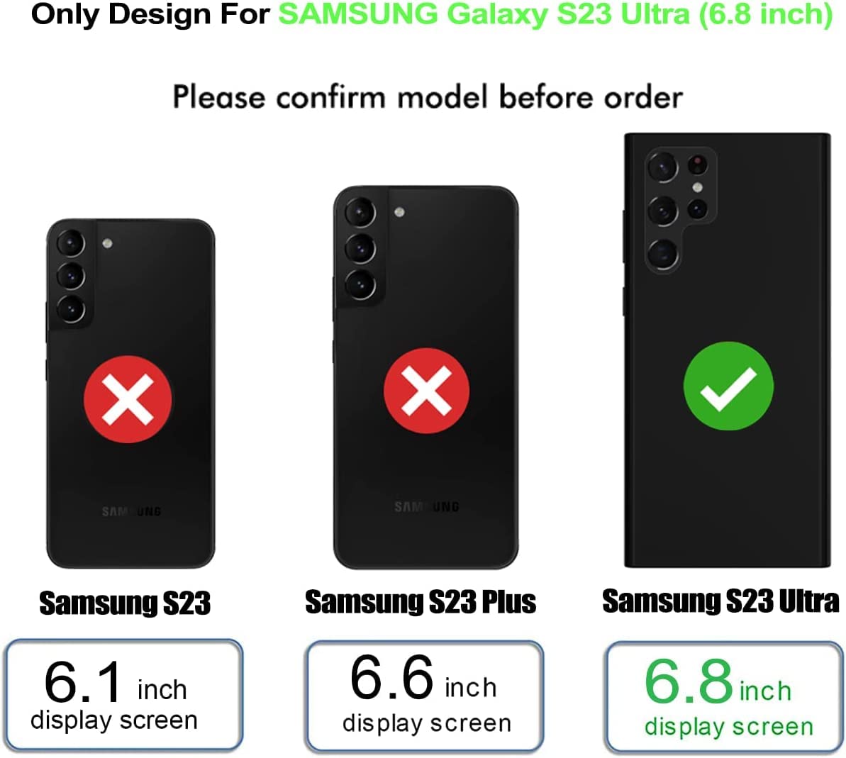 Benbenjaytek Samsung Galaxy S23 Ultra Card Holder Phone Case Dual Layer Protective Light Green