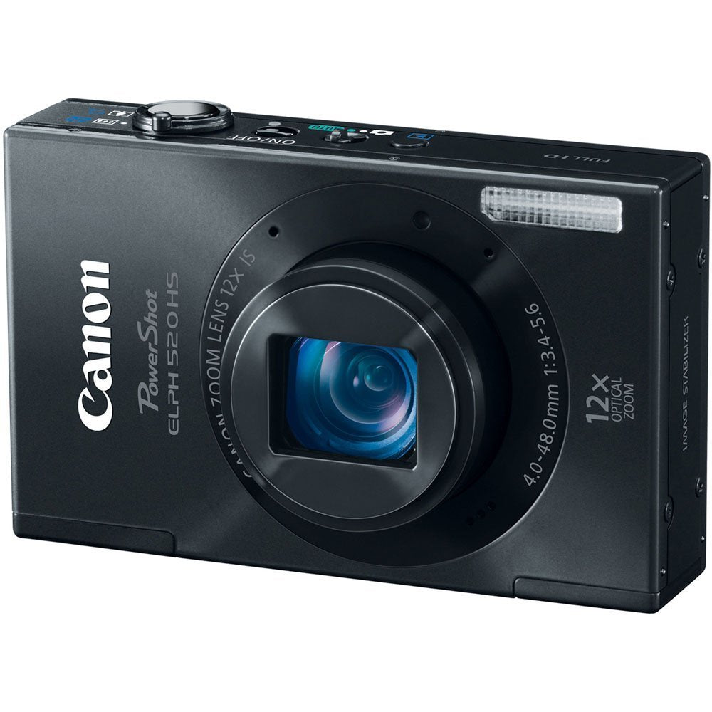 Canon Powershot Elph 520 Hs 10.1 Mp Cmos Digital Camera With 12X Ultra Wide-Angle Optical Image Stabilized Zoom Lens And Full 10