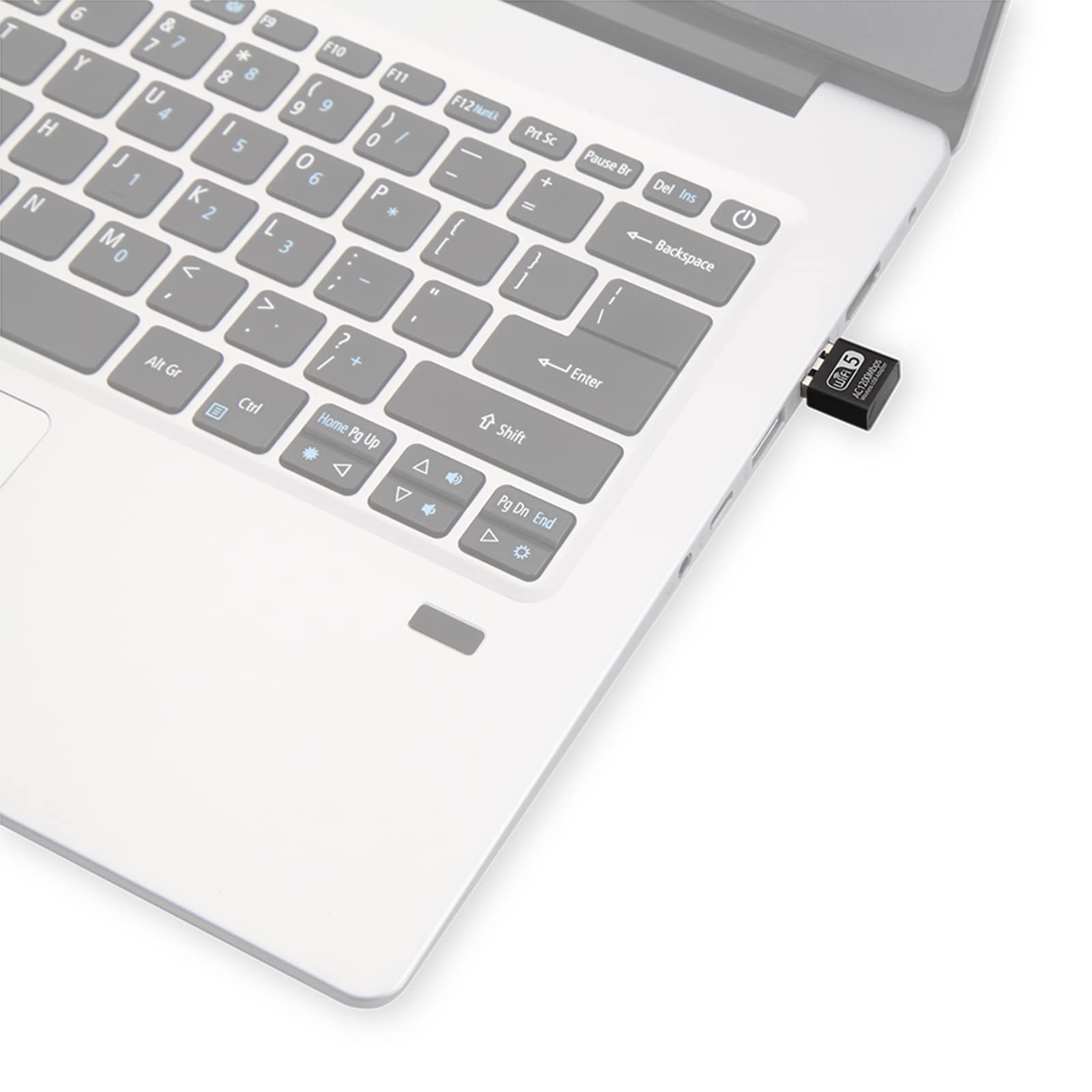 Usb Wifi Adapter For Pc, Ac1300M Usb Wifi Dongle 802.11Ac Wireless Network Adapter With Dual Band 2.4Ghz/5Ghz For Desktop Laptop