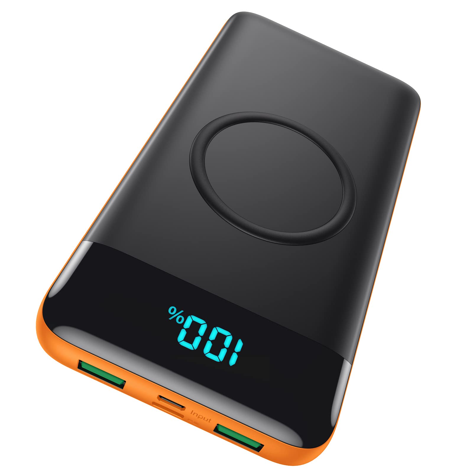 Wireless Portable Charger 30800Mah 15W Wireless Charging 25W Pd Qc4.0 Fast Charging Smart Led Display Usb C Power Bank 4 Output 