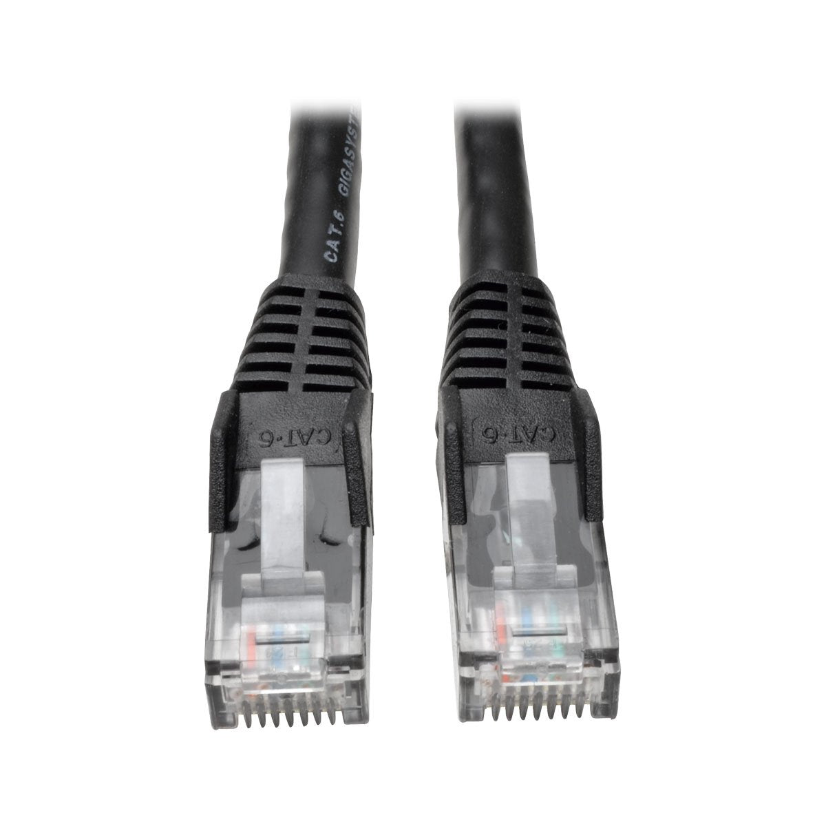 Tripp Lite Cat6 Gigabit Snagless Molded Patch Cable (Rj45 M/M)   Black, 15 Ft.(N201 015 Bk)