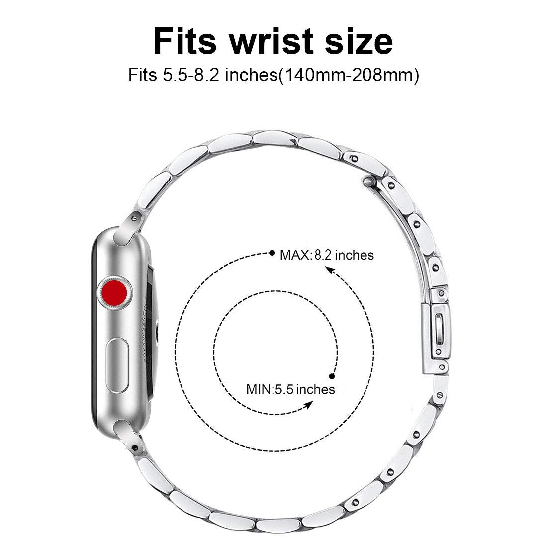 Aizilasa Metal Band Compatible With Apple Watch Band Series 49Mm 45Mm 42Mm 44Mm For Women Men, Apple Bands Ultra Series 8 7 6 5