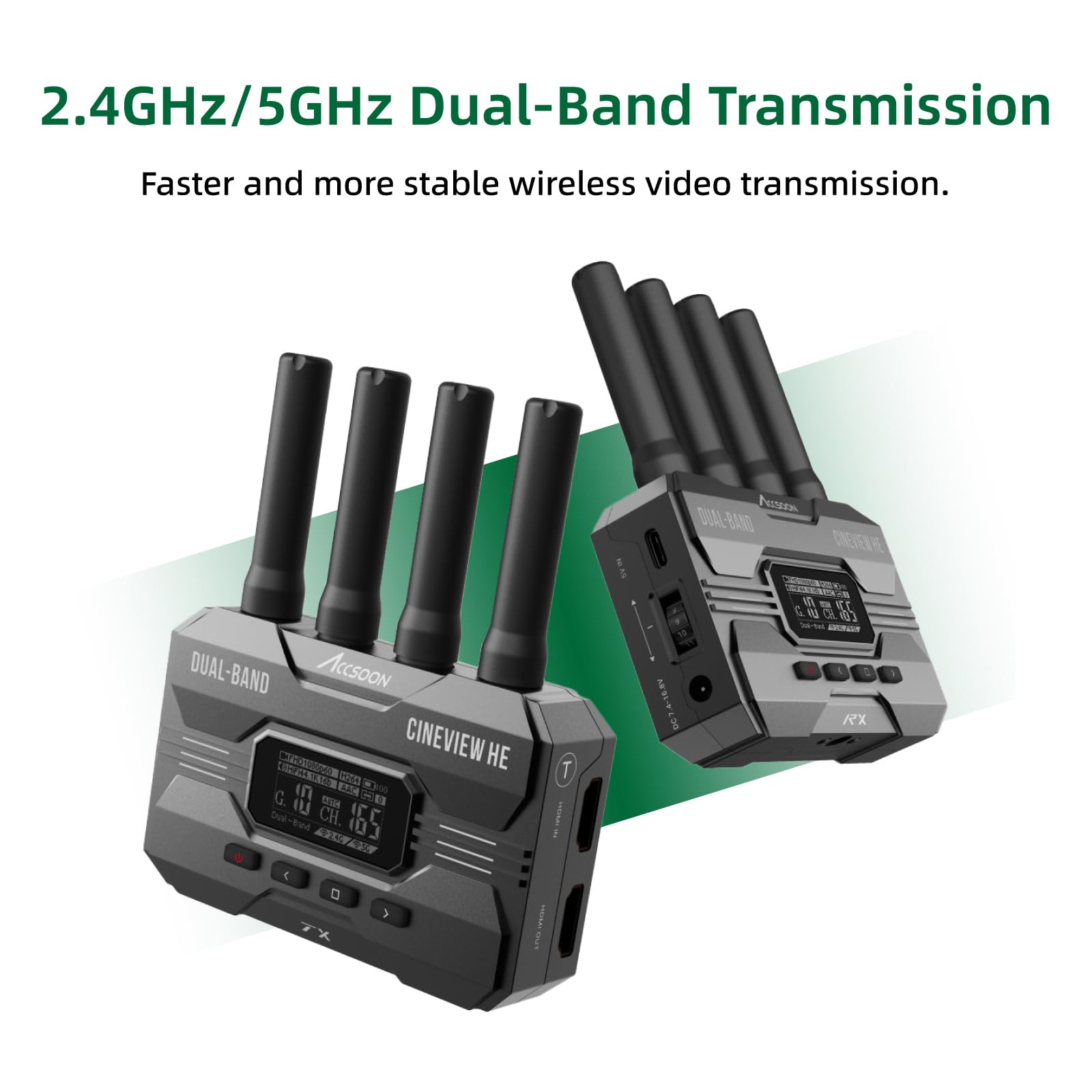 Accsoon Cineview He Multispectrum Wireless Video Transmitter And Receiver