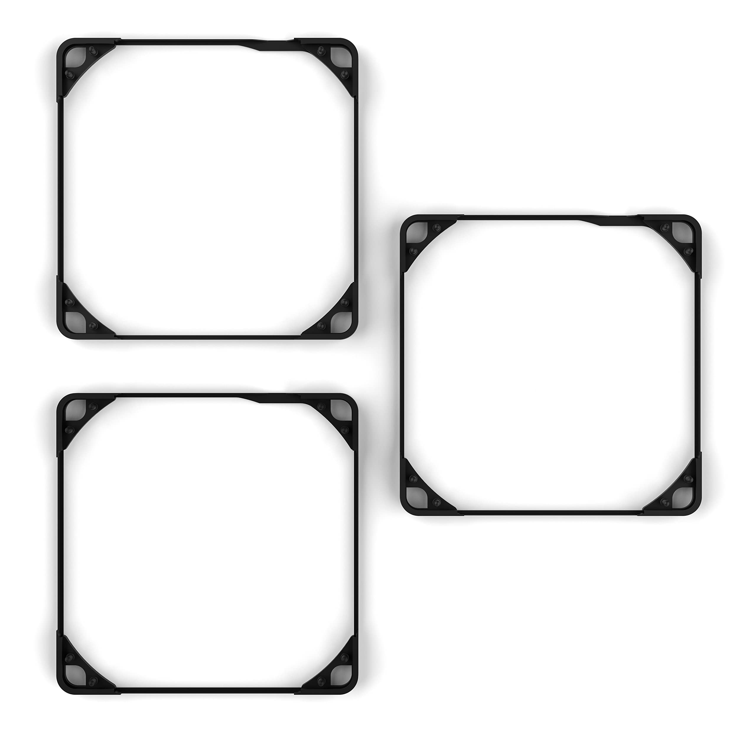 Noctua Na Savg2 Chromax.Black, Anti Vibration Gaskets For 140X25Mm Fans (Set Of 3, Black)
