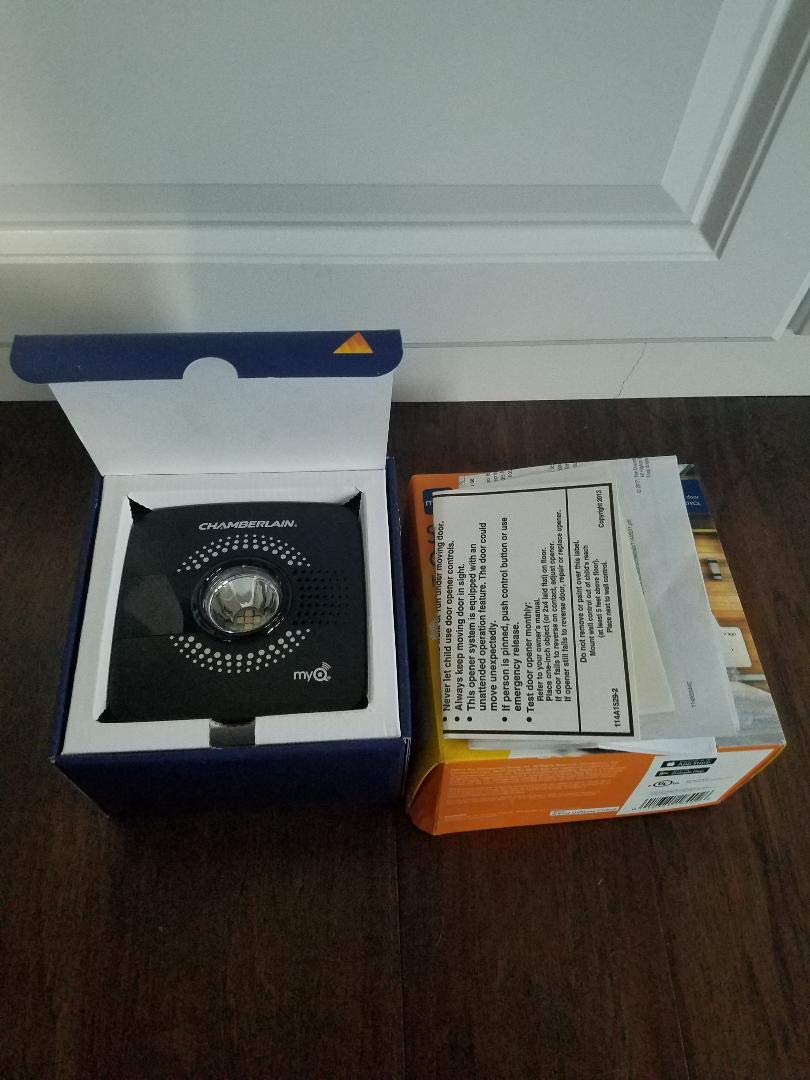 Chamberlain Myq Smart Garage Hub   Wi Fi Enabled Garage Hub With Smartphone Control, Model Myq G0301, Old Version, Black