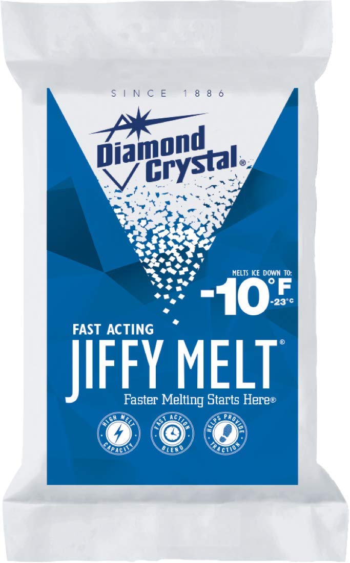 Cargill Salt Diamond Crystal Jiffy Melt Blended Ice Melter, 40 Pound   1 Each