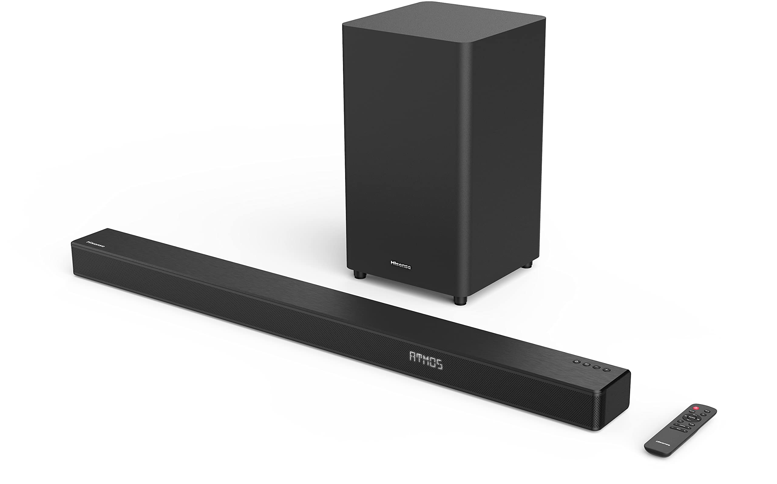 Hisense Hs312 3.1Ch Sound Bar With Wireless Subwoofer, 300W, Dolby Atmos, 4K Pass Through, Cinematic Experience, One Remote Cont