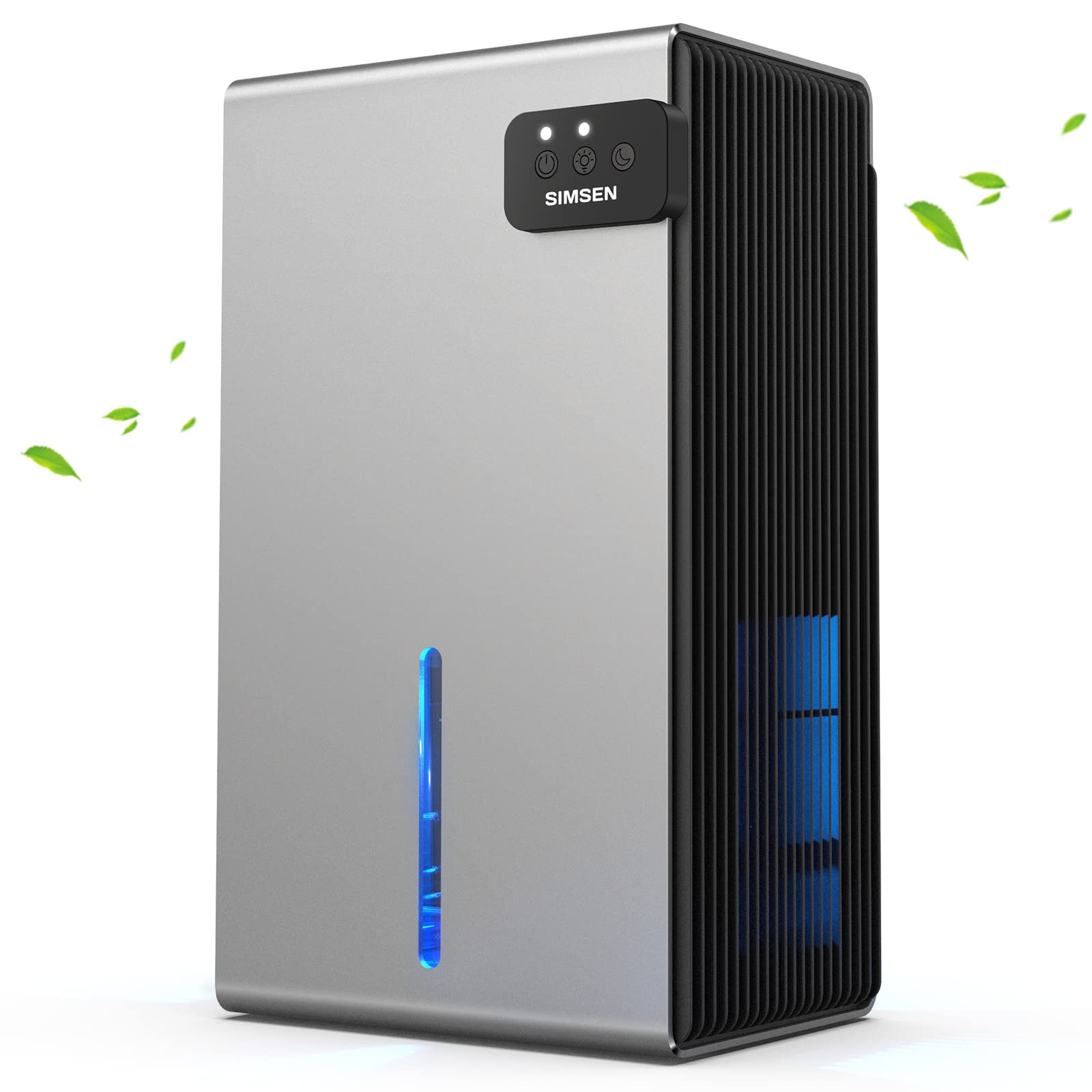 Simsen 95Oz Dehumidifiers For Home, 7000 Cubic Feet(720 Sq Ft) Quiet Dehumidifier For Home With Drain Hose And 2 Working Modes,