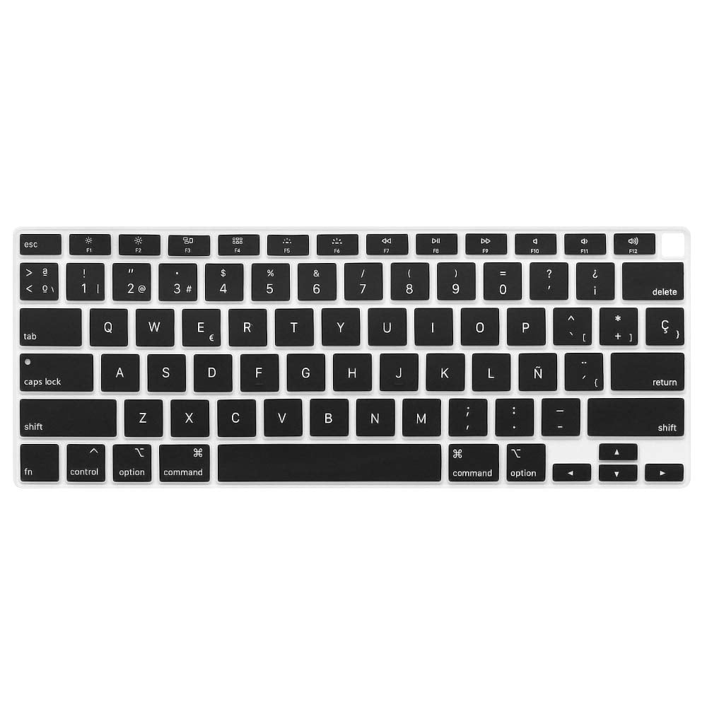 Proelife Spanish Keyboard Cover With U.S Layout For 2020 Macbook Air 13 Inch A2179 With Touch Id Keyboard Accessories Ultra Thin