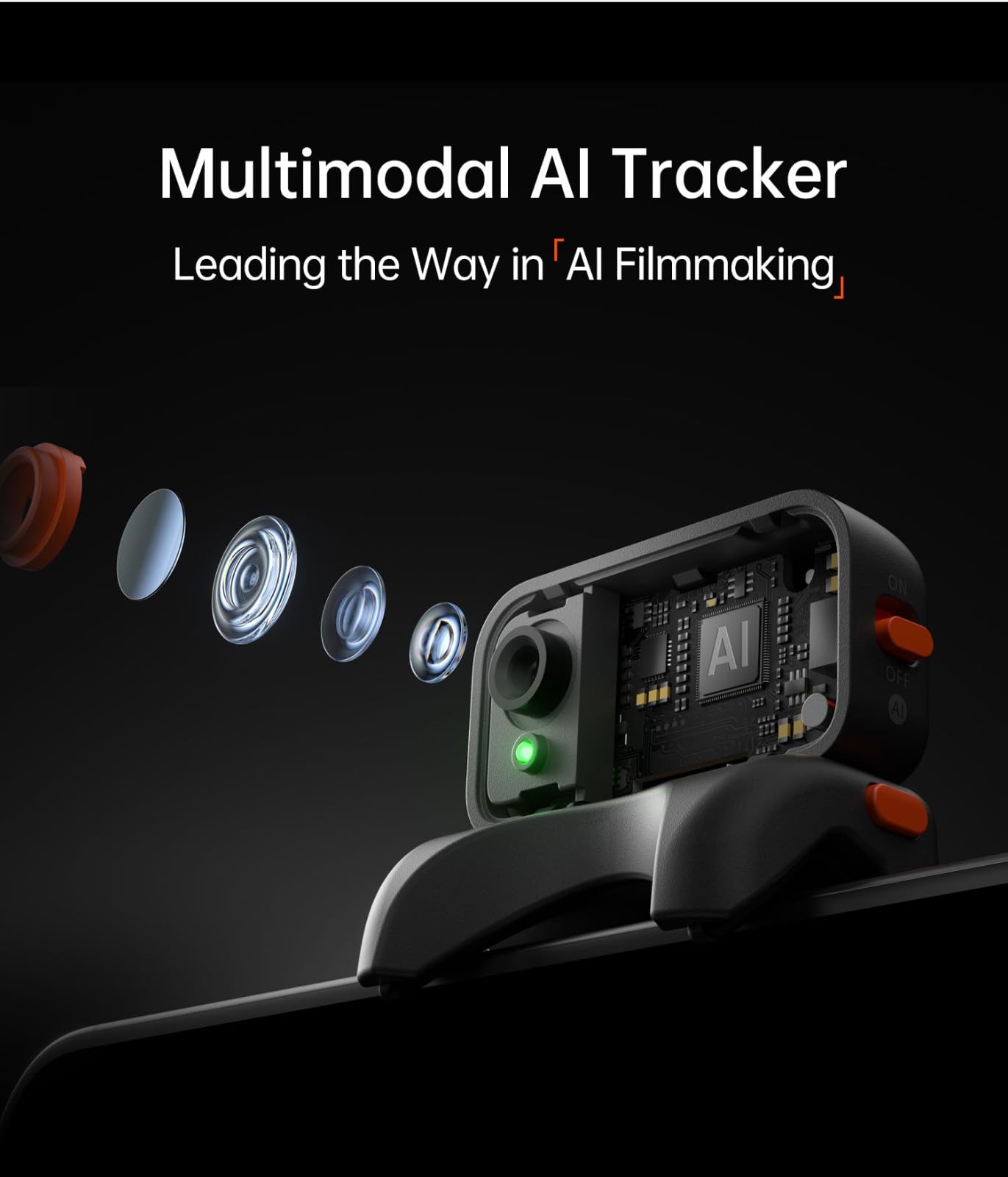 Hohem Isteady V3 Ultra Gimbal Stabilizer For Iphone,Phone Gimbal With Ai Tracking And Bi-Fill Light Built-In Extendable Rod & Tr