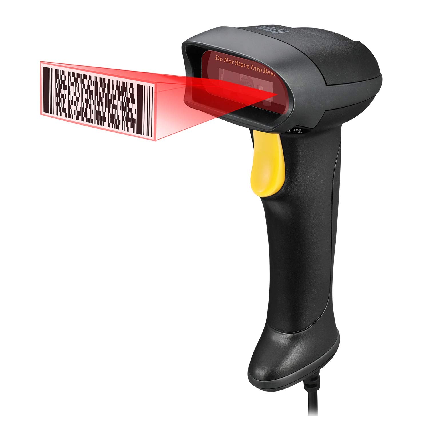 Adesso Nuscan 2500Tu   Commercial 2D Barcode Scanner With Cable Antimicrobial Ccd Sensor With Usb For Pos