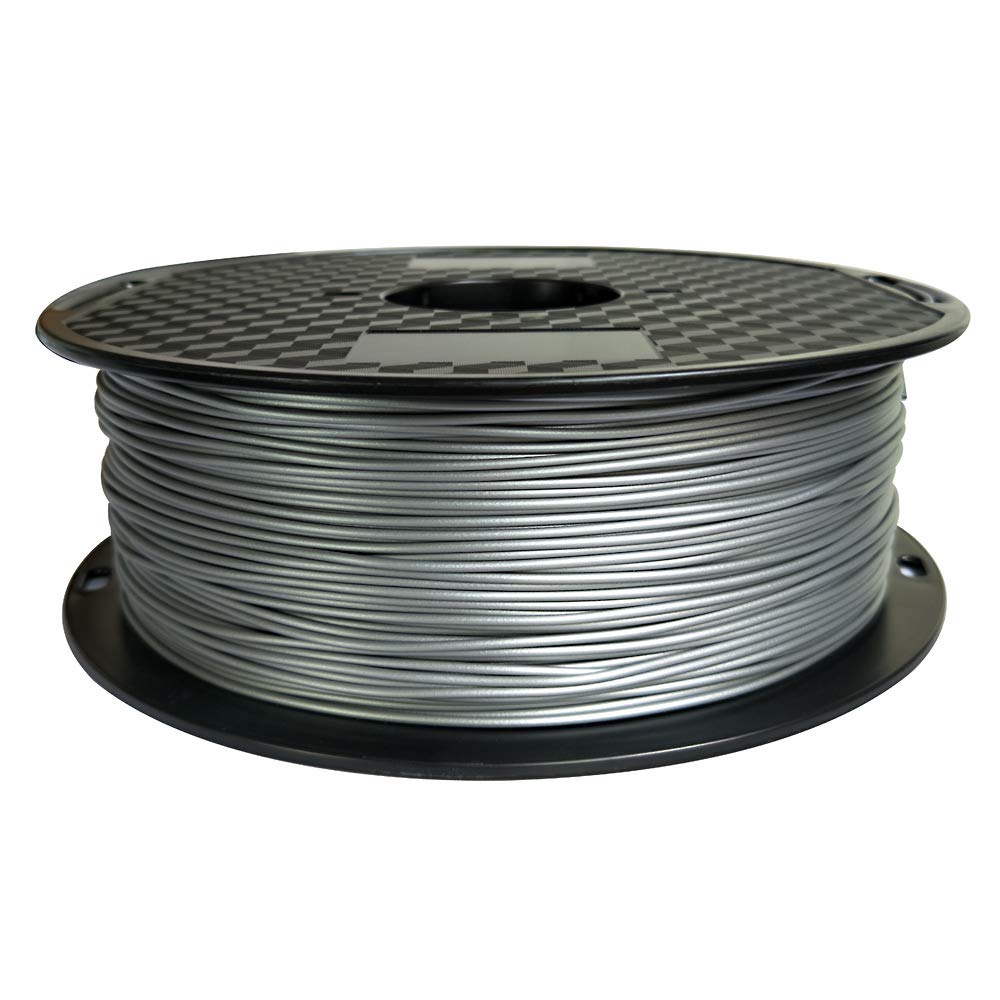 Shengtian 3D Printer Filament, Pla, Metallic Silver 1.75Mm, 1Kg, Silver