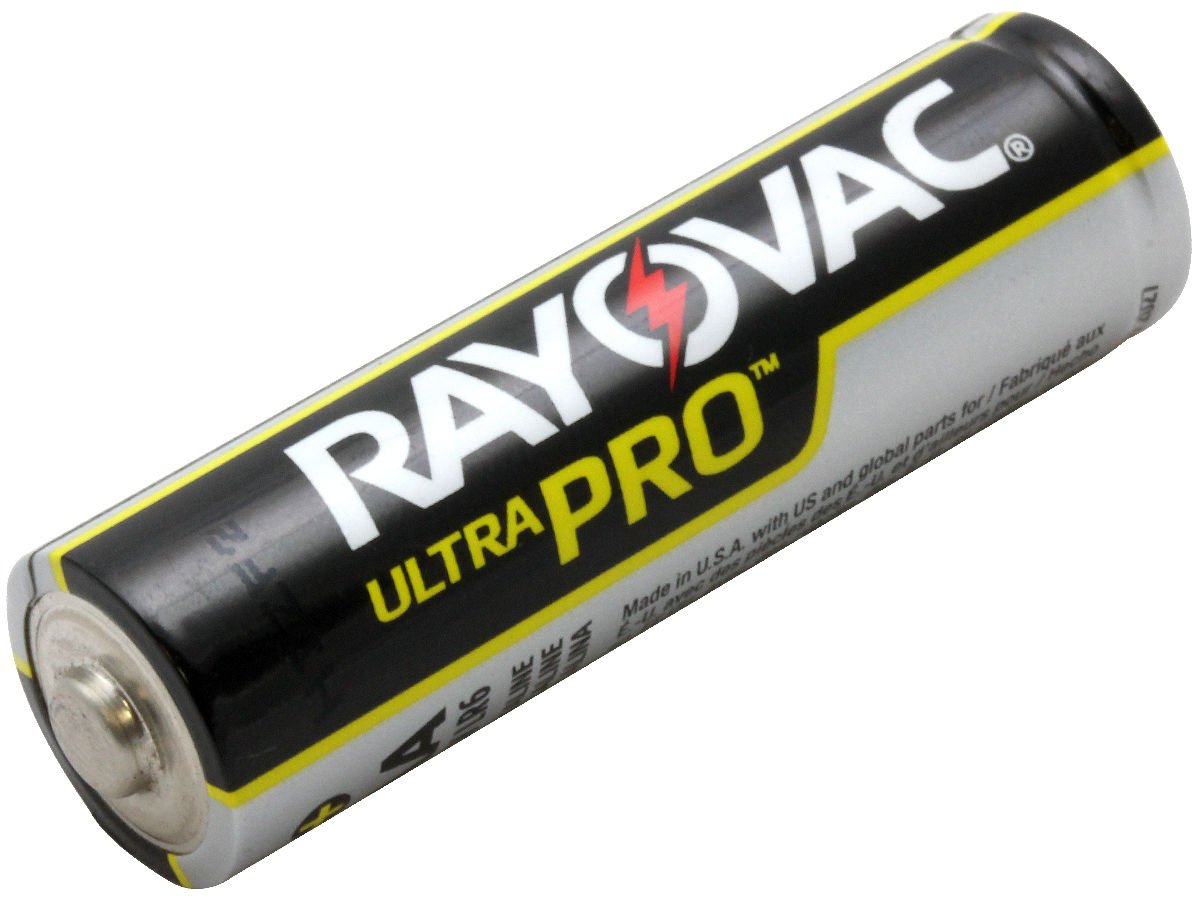 Ray O Vac Battery,Aa,Alkaline,Package Quantity:24 Per Pack