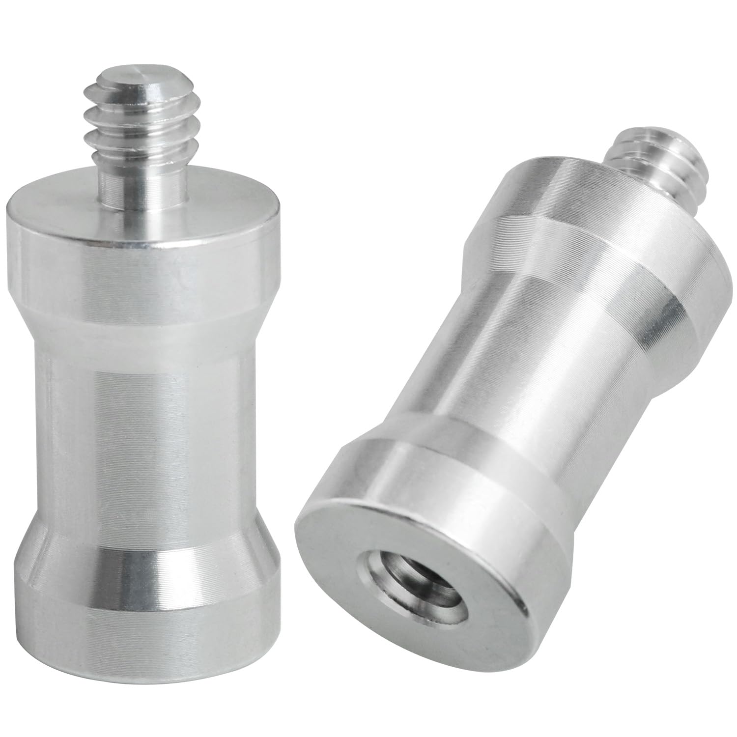 Hotshoe/Coldshoe Adapter Luorng 2Pcs 1/4Inch Female To 1/4Inch Male Convertor Threaded Screw Adapter Spigot For Studio Light Sta