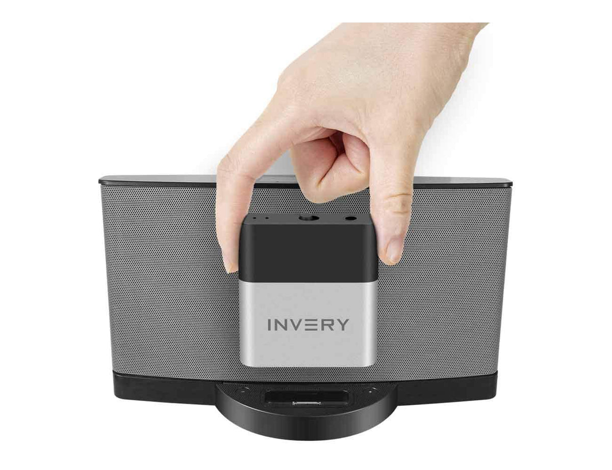 Docklinq 30 Pin Bluetooth 5.0 Adapter Receiver For Bose Sounddock And Other 30Pin Ipod Iphone Music Docking Station