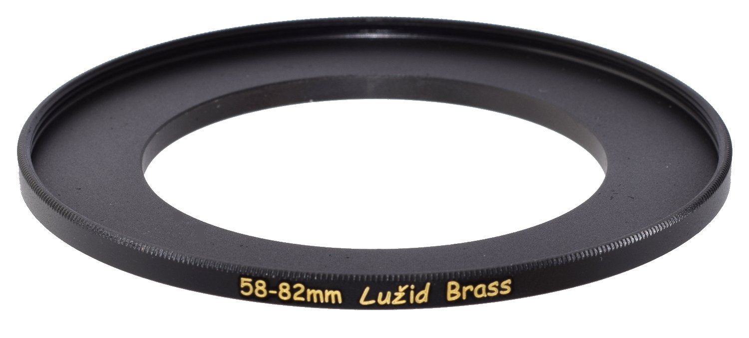 Luid X2 Brass 58Mm To 82Mm Step Up Filter Ring Adapter 58 82 Luzid