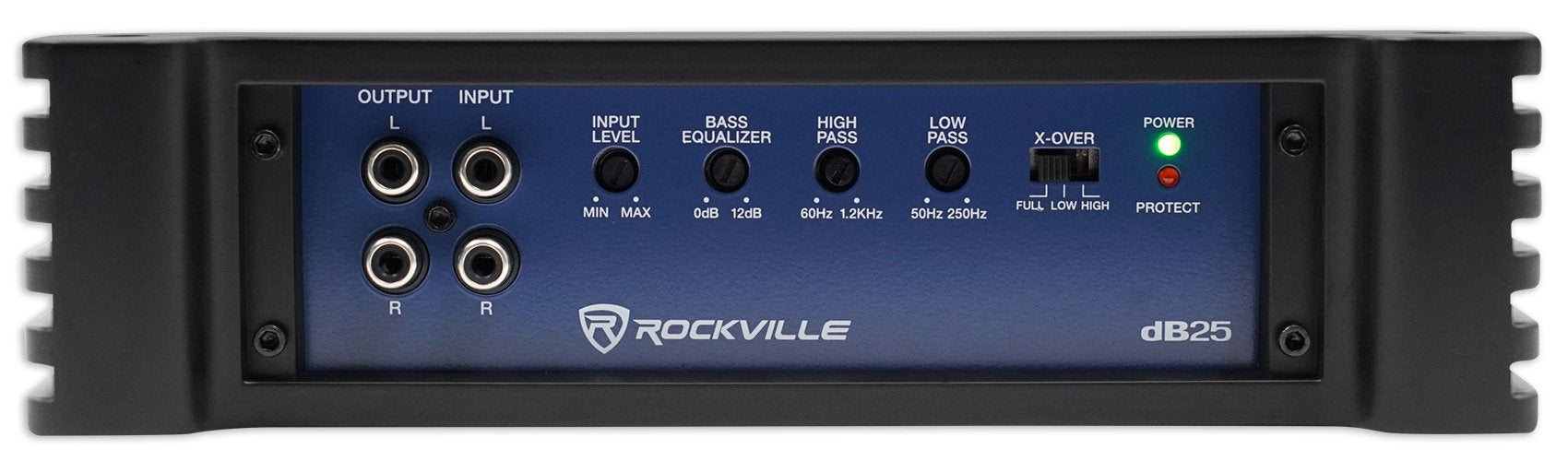 Rockville Db25 2800 Watt/700W Cea Rms 2 Channel Amplifier Car Stereo Amp, Loud!!