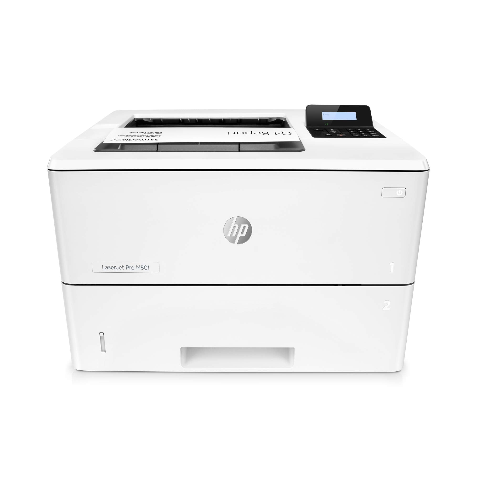 Hp Laserjet Pro M501Dn Monochrome Printer With Built In Ethernet & 2 Sided Printing (J8H61A)