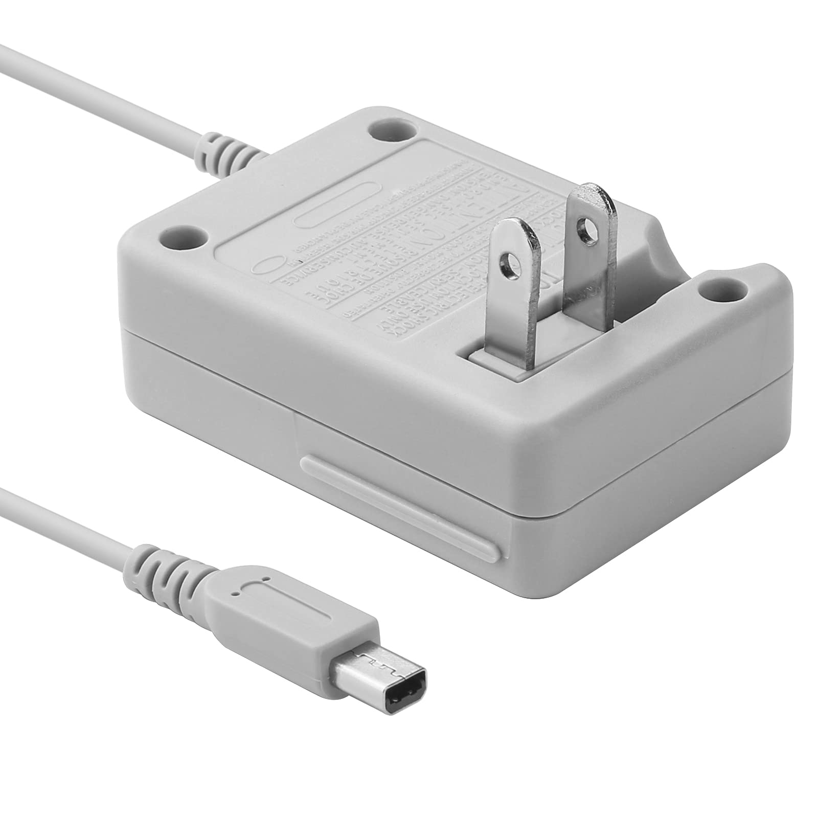3DS Charger Compatible with Nintendo 3DS/ DSi/DSi XL/ 2DS/ 2DS XL/New 3DS 100-240V Wall Plug Adapter