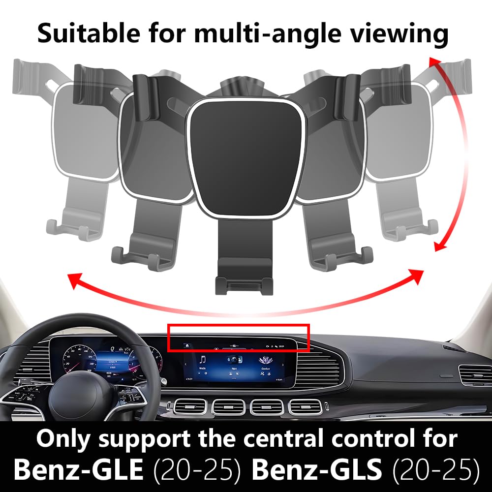 Car Phone Holder For Mercedes Benz Gle Class 2020 2021 2022 2023 2024 2025, Gls Class 2020-2025 Auto Accessories Navigation Brac
