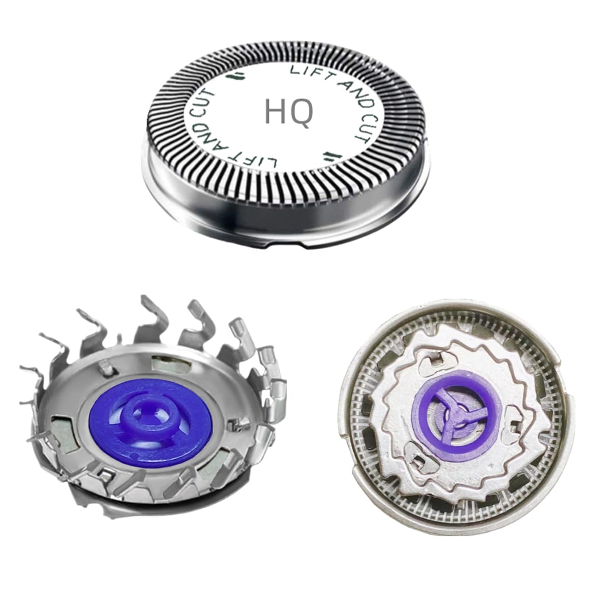 6 Pcs Hq56 Replacement Shaver Heads For Hq3 Hq4 Hq55 Hq56 Hq6,Replacement Shaver Head Compatible With Hq300 Hq442 Hq916 Hs190 Hq