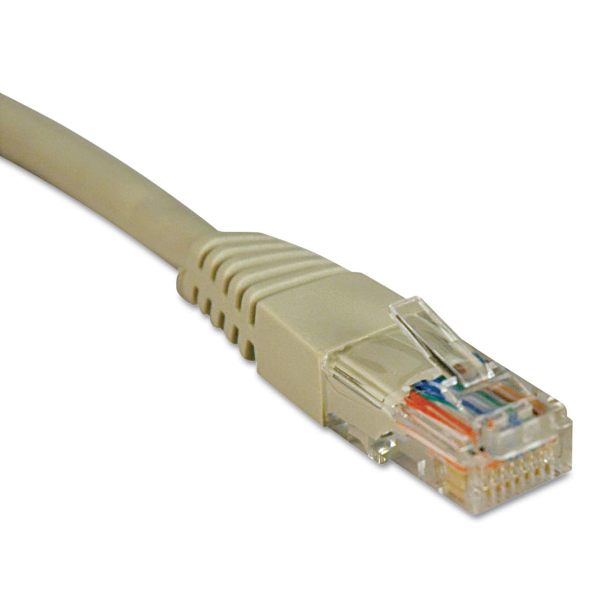 Tripp Lite Cat5E Molded Patch Cable, 2 Ft, Gray
