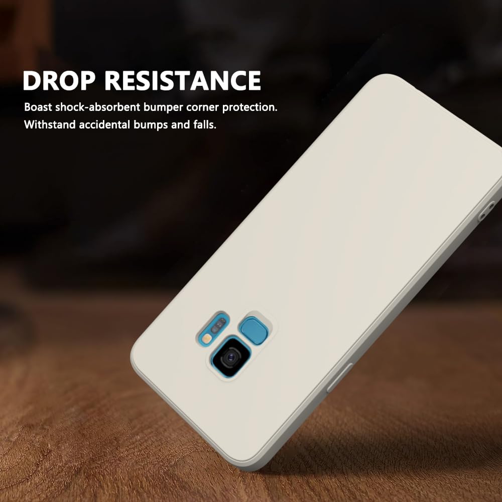 Wogroo For Samsung Galaxy S9 Case White, Scratch Resistant With Soft Touch, Slim Thin Phone Cover For Samsung Galaxy S9