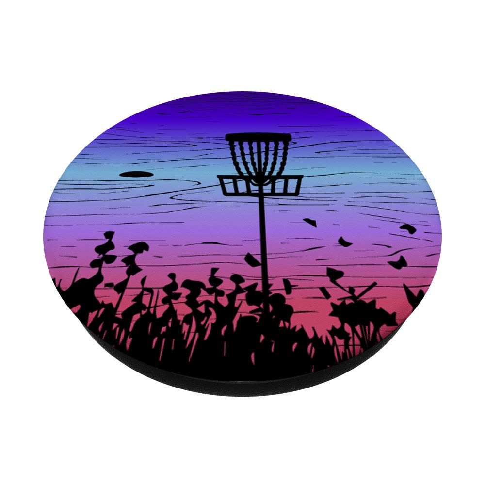 Frisbee Golf Target Basket Fun Ny Disc Golf Gift Popsockets Popgrip: Swappable Grip For Phones & Tablets
