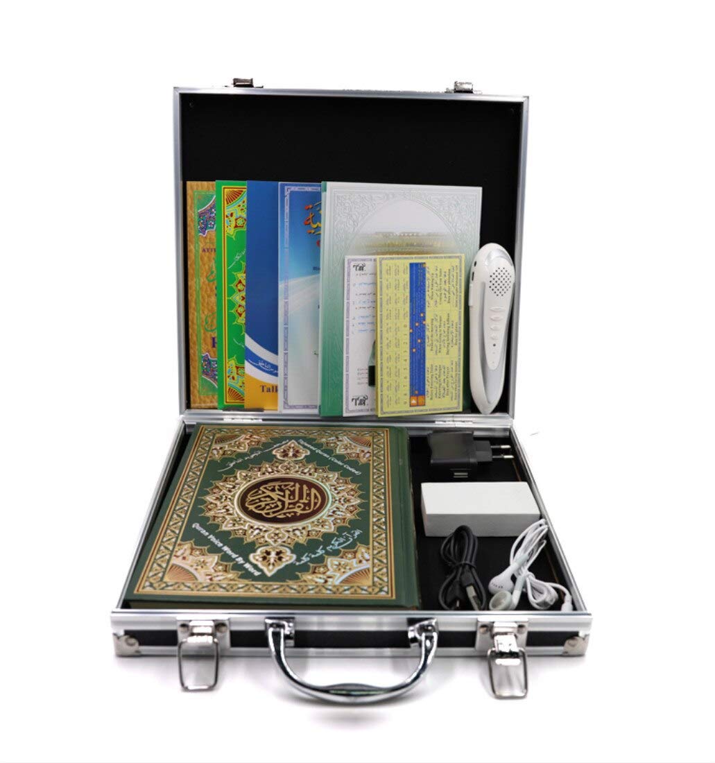 Digital Qur'An Pen Quran Player Pen Reader 8Gb Silver Color Word For Word Tajweed (M9 Normal Size Book)