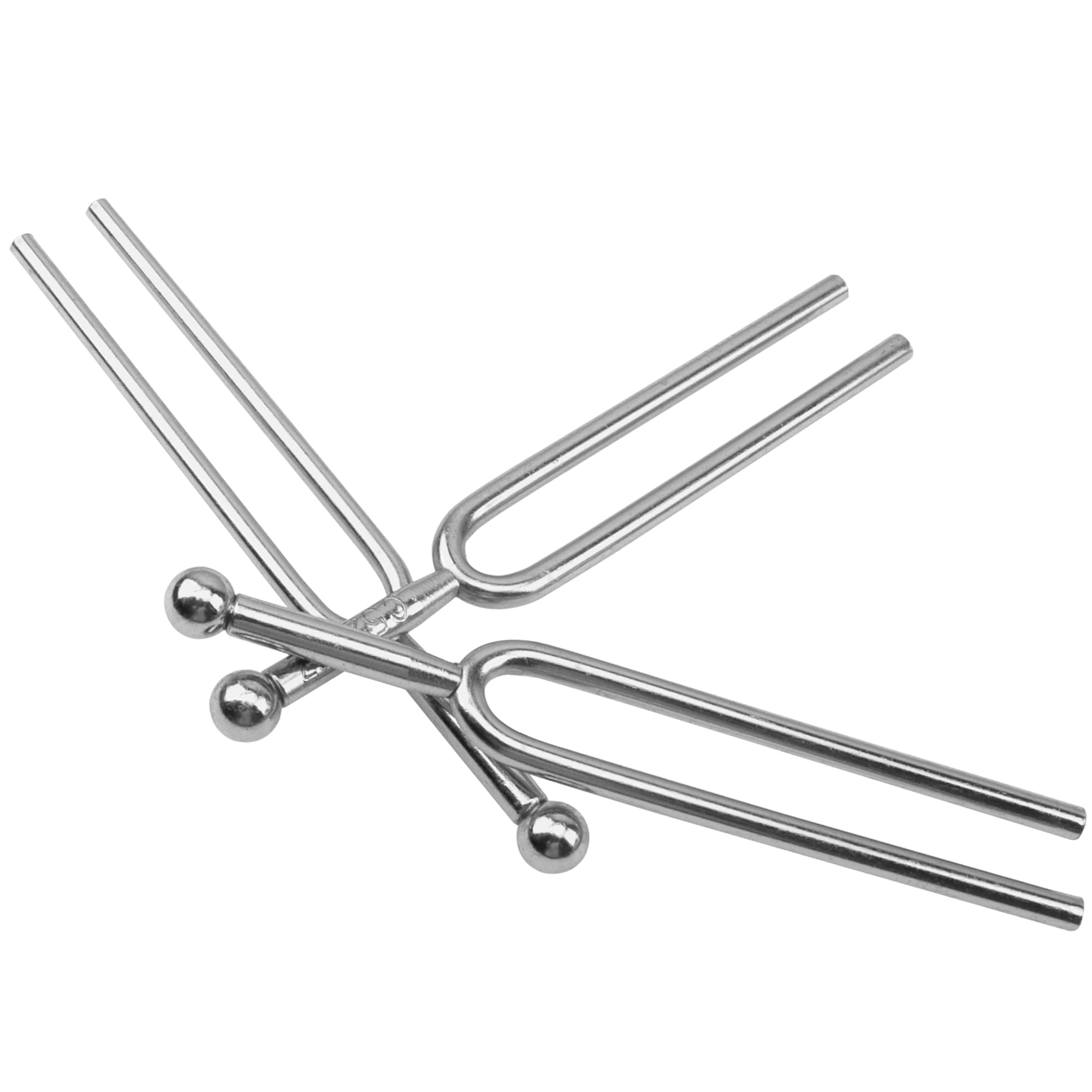 3Pcs Yootones C 523Hz Tuning Fork Standard Tuner Tone Tool Musical Instruments Compatible With Violin Guitar Tuner Device (Silve