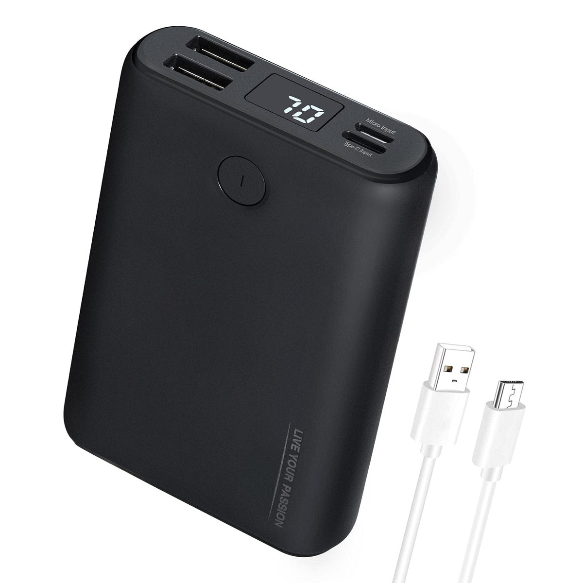 Tidewe Power Bank, Rechargeable Battery Pack For Heated Vest, Jackets, Pants And Seat Cushion Cover, Usb C 10000Mah Portable Cha