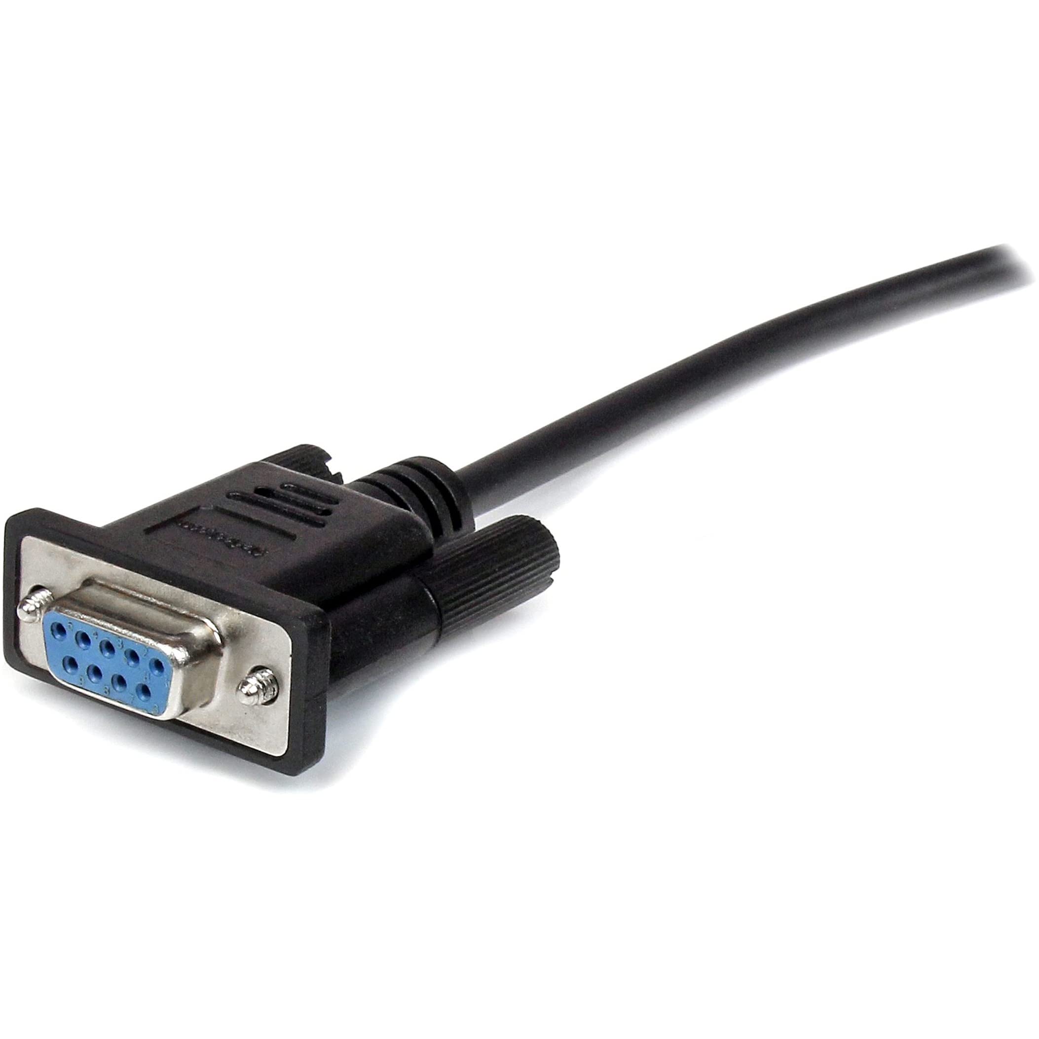 Startech.Com 3M Black Straight Through Db9 Rs232 Serial Cable   Db9 Rs232 Serial Extension Cable   Male To Female Cable (Mxt1003