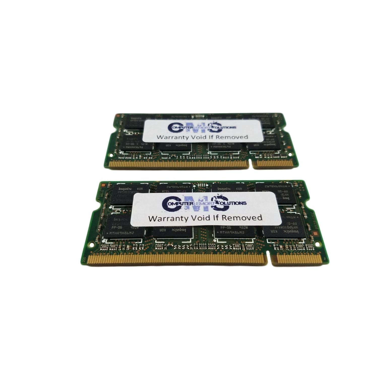 Cms 4Gb (2X2Gb) Ddr2 6400 800Mhz Non Ecc Sodimm Memory Ram Upgrade Compatible With Dell Inspiron 14 (1440) Notebook   A39
