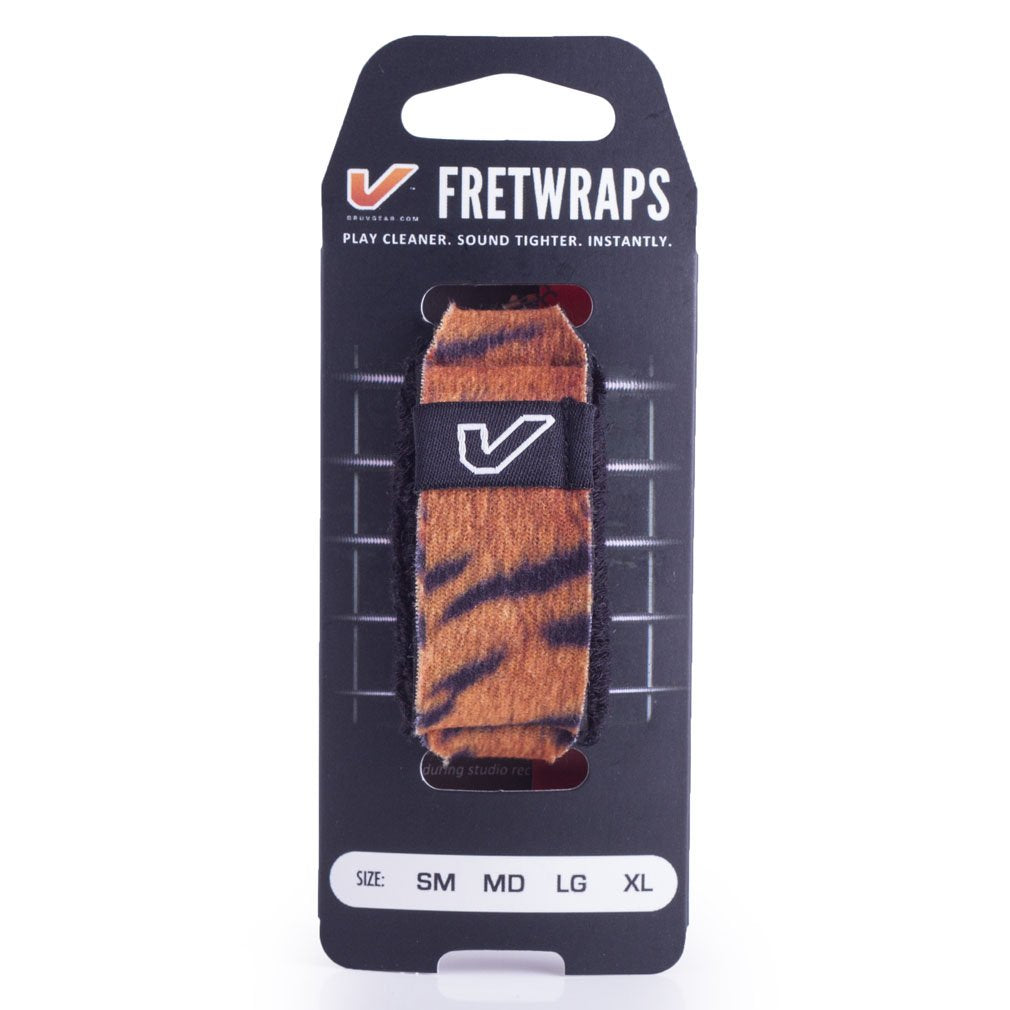 Gruv Gear Fretwraps Wild Tiger String Muter 1-Pack (Medium) (Fw-1Pk-Tig-Md)