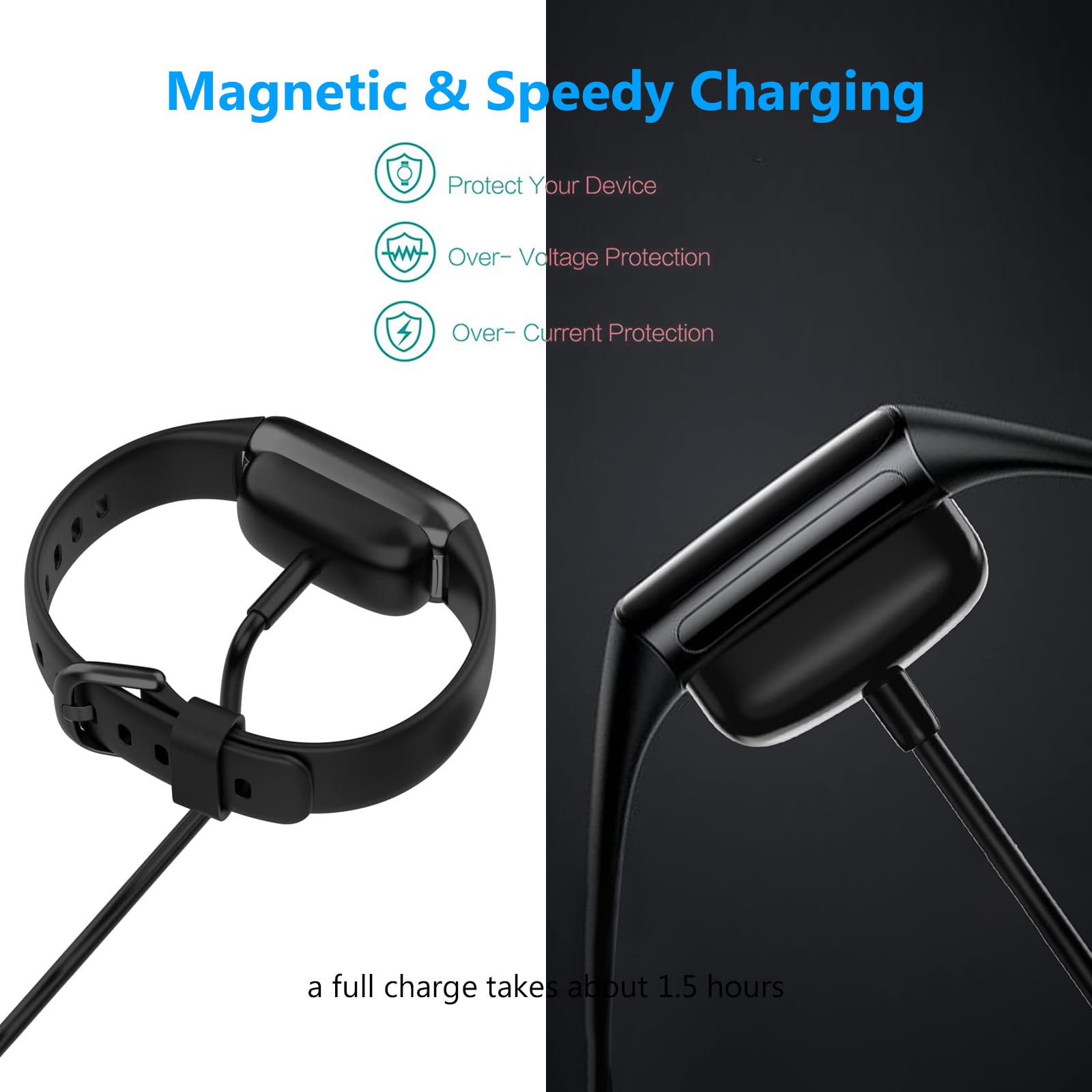 Replacement Wall Charger For Fitbit Luxe Fitbit Charge 5, Fitbit Charge 6, For Fitbit Luxe Fitness Tracker Fb422/Charge 5 Advanc