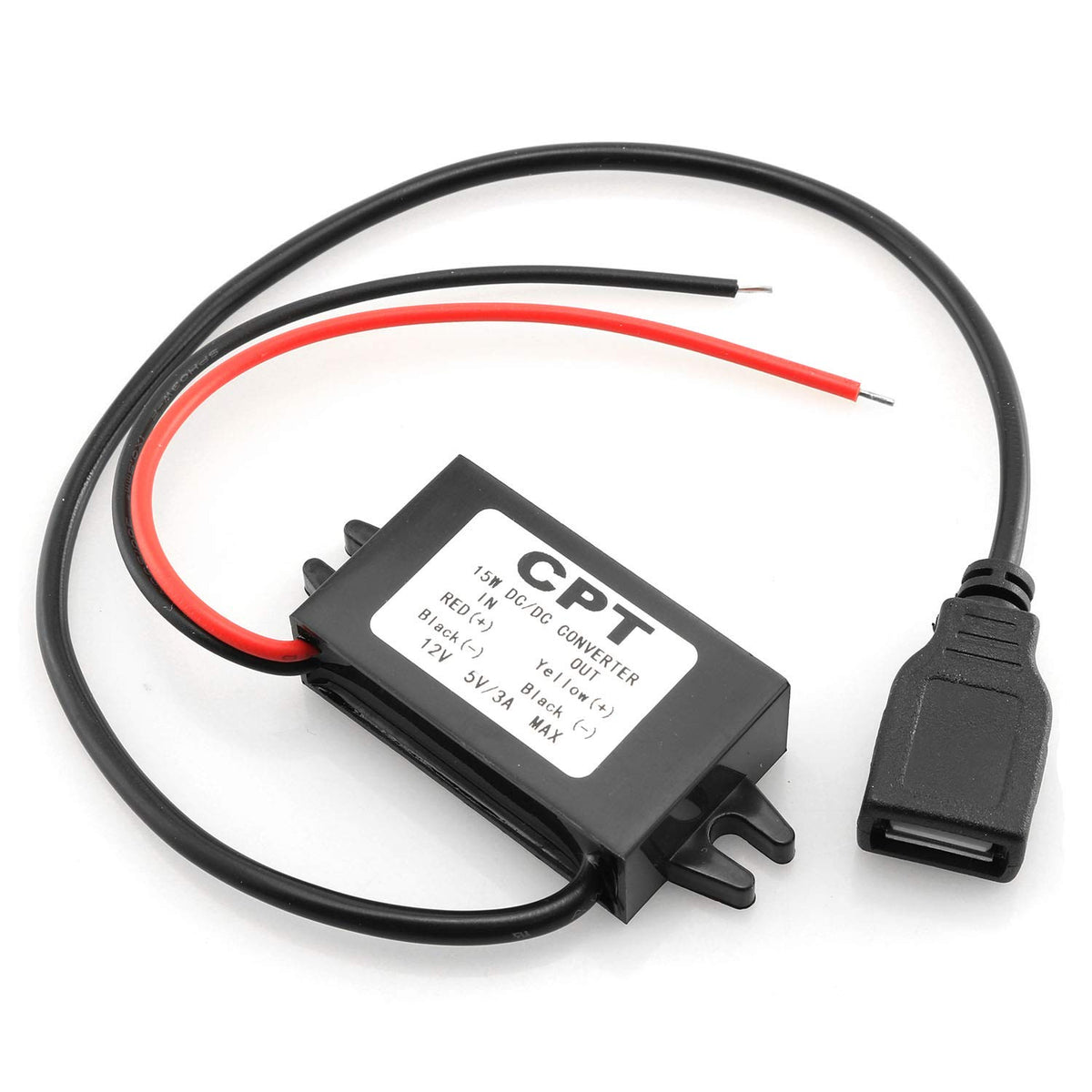 Dgzzi Dc Converter Buck Module 12V To Usb 5V 3A Dc Dc Converter Step Down Adapter For Car
