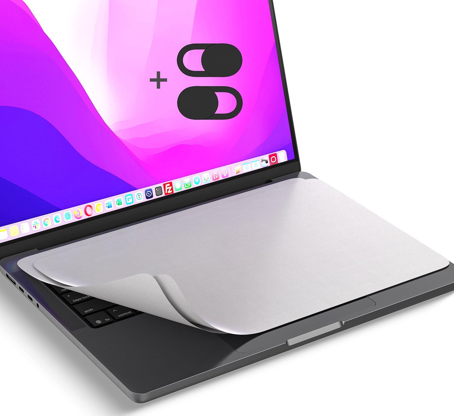 2Pack Screen Keyboard Cover Imprint Protection Microfiber Liner Cleaning Cloth for 2026 MacBook Neo 13/MacBook Air 13 M5 M4 M3 
