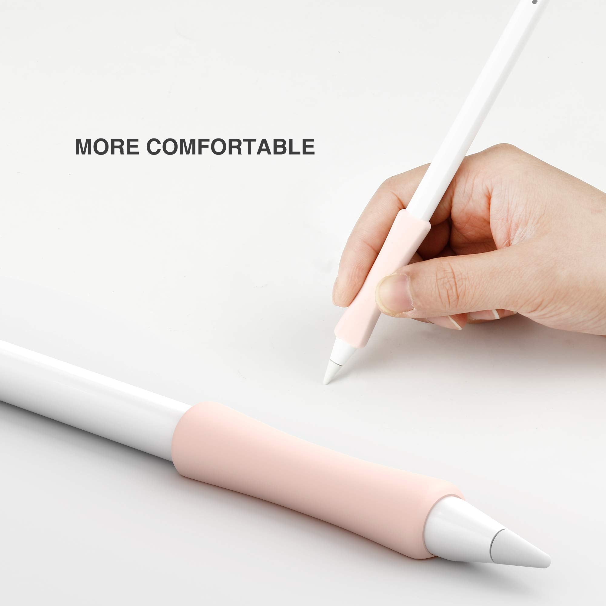 3 Pack Ipencil Grips Case Cover Silicone Sleeve Holder Compatible With Apple Pencil (Usb C)&Apple Pencil (2Nd Generation),Ipad P