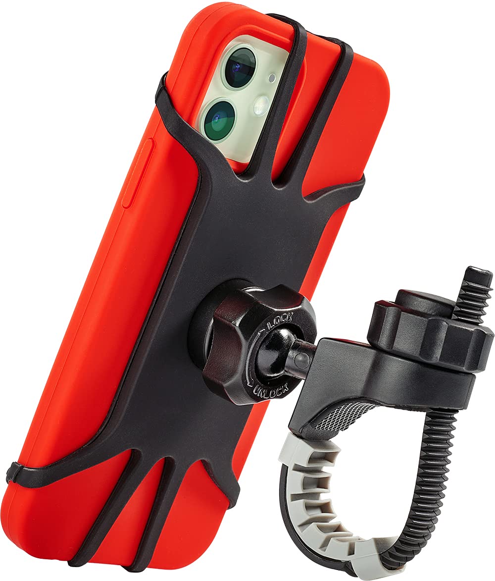 New 2023 Motorcycle & Bicycle Phone Mount   The Most Secure & Reliable Bike Phone Holder For Iphone, Samsung Or Any Smartphone.