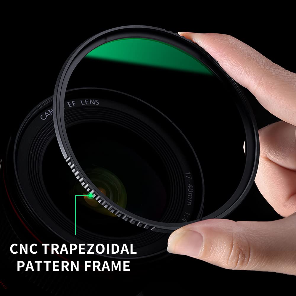 K&F Concept 52mm MC UV Protection Filter Slim Frame 18-Layer Coatings Aluminum K-Series KF.K52