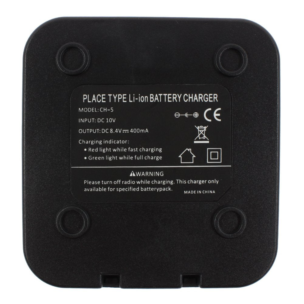 Tenq Desktop Charger (Us Type) Fit For Baofeng Uv 5R 5Ra 5Rb 5Rc 5Rd 5Re 5Replus