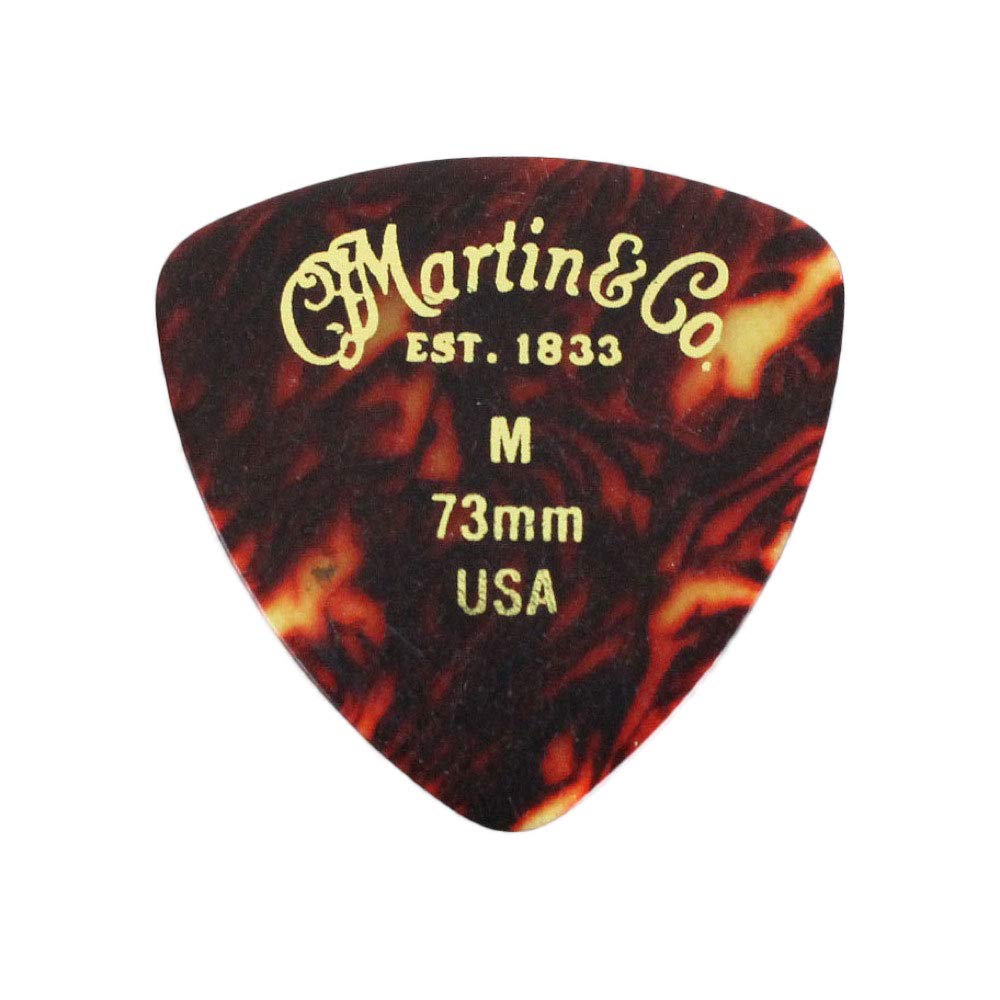 Martin Faux Tortoise 346 2 Guitar Picks 12Pack  .73 Millimeters Medium