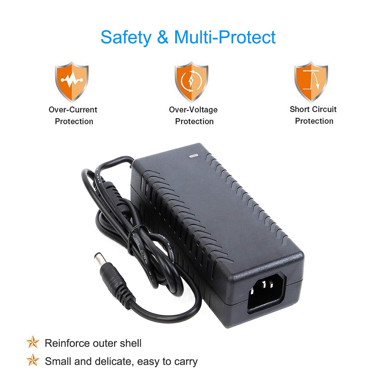 15V 5A Power Supply, Universal Ac 100 240V To Dc 15V 5A 75W Power Adapter Transformer 5.5X2.5Mm Compatible With 15 Volt 4.8A For